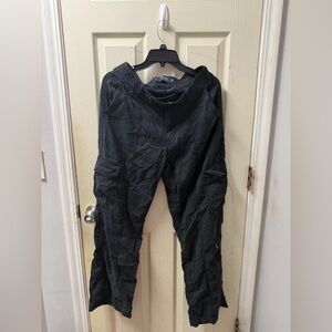 💙 Hollister High Rise Baggy Black Cargo Pants
